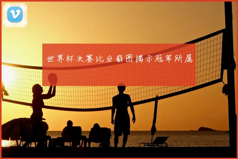世界杯决赛比分截图揭示冠军所属